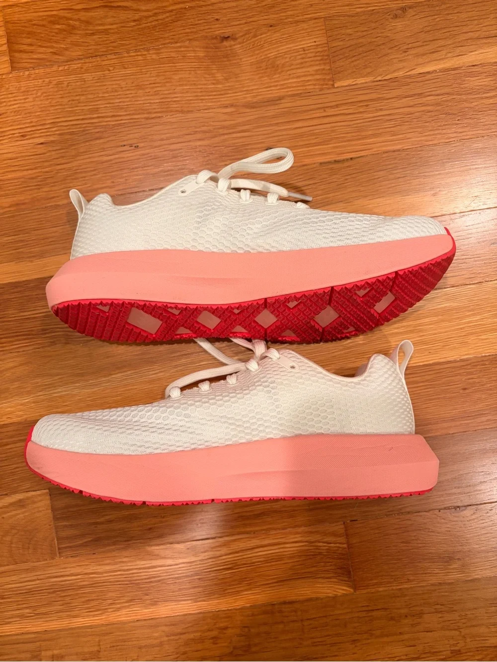 NOBULL Runner — White/Pink Sneakers, Women’s Size 9